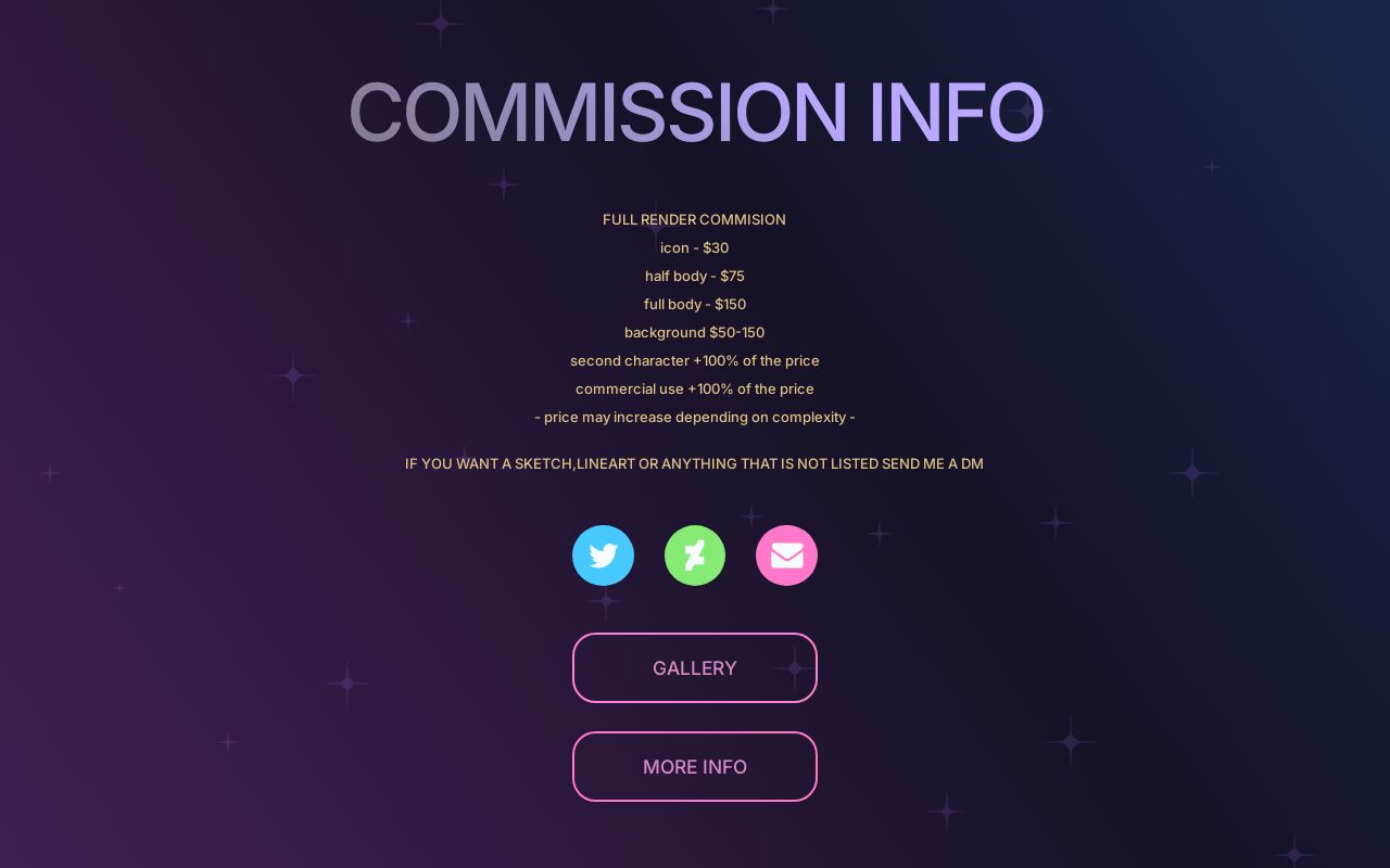 COMMISSION INFO
